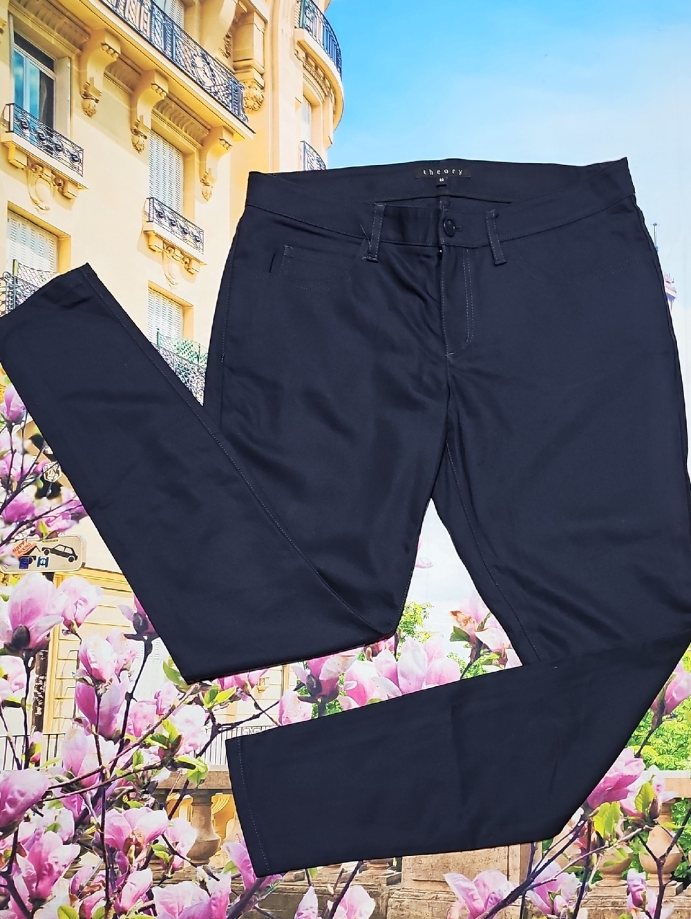 Theory Navy Blue Skinny Pants‎ Size 29